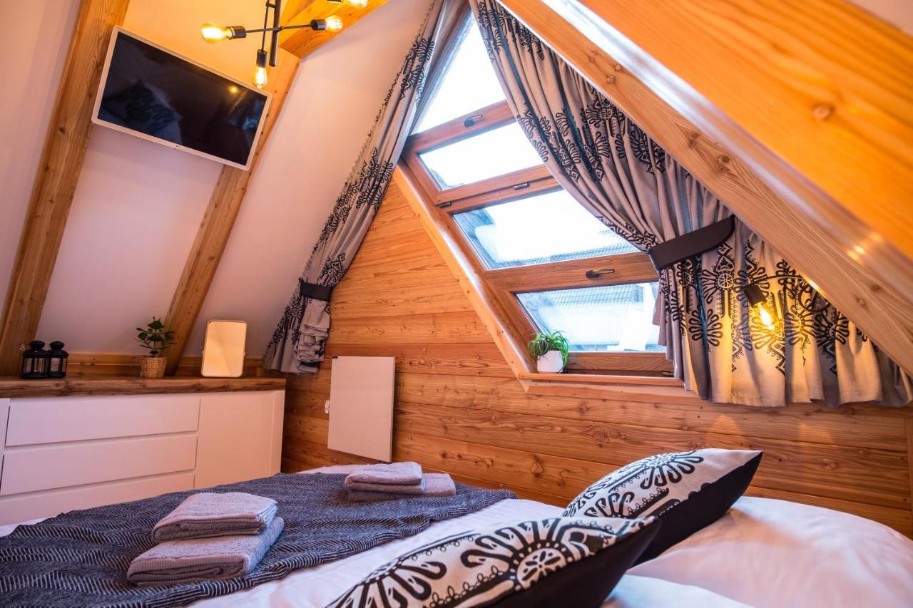 Domek & Apartament Na Ogrodzie Suche Kültér fotó